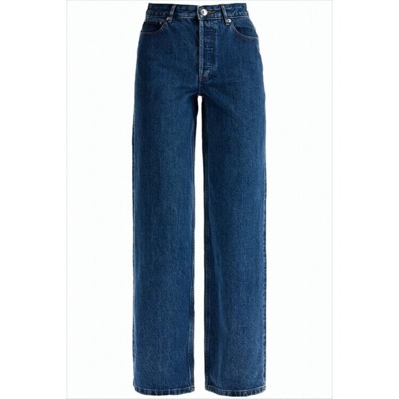 A.P.C. High-Waisted Wide-Leg Denim Pants - NWT